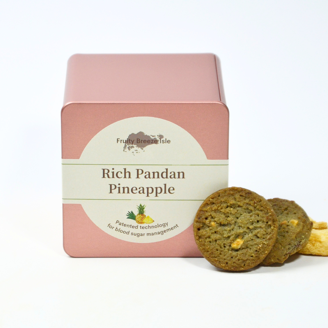 Rich Pandan Pineapple Cookies 金旺斑斓黄梨曲奇