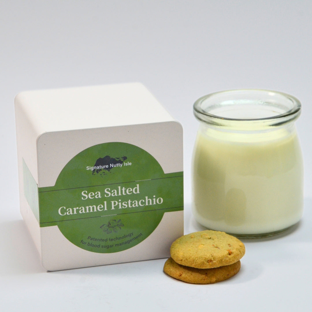 Sea Salted Caramel Pistachio Cookies 开心果海盐焦糖曲奇