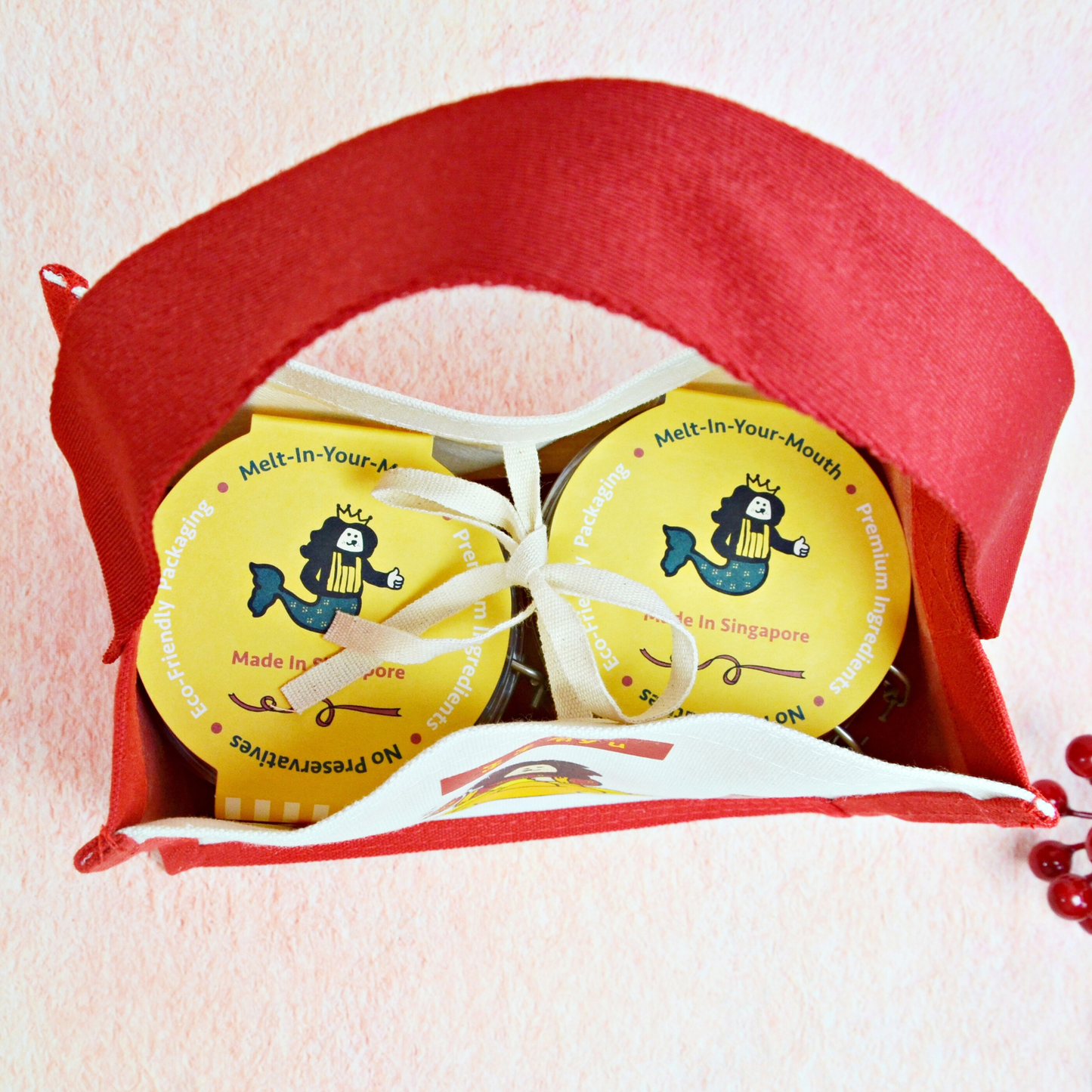 YU Pineapple Tarts  - CNY Twin Pack 黄梨挞（春节双罐礼袋）