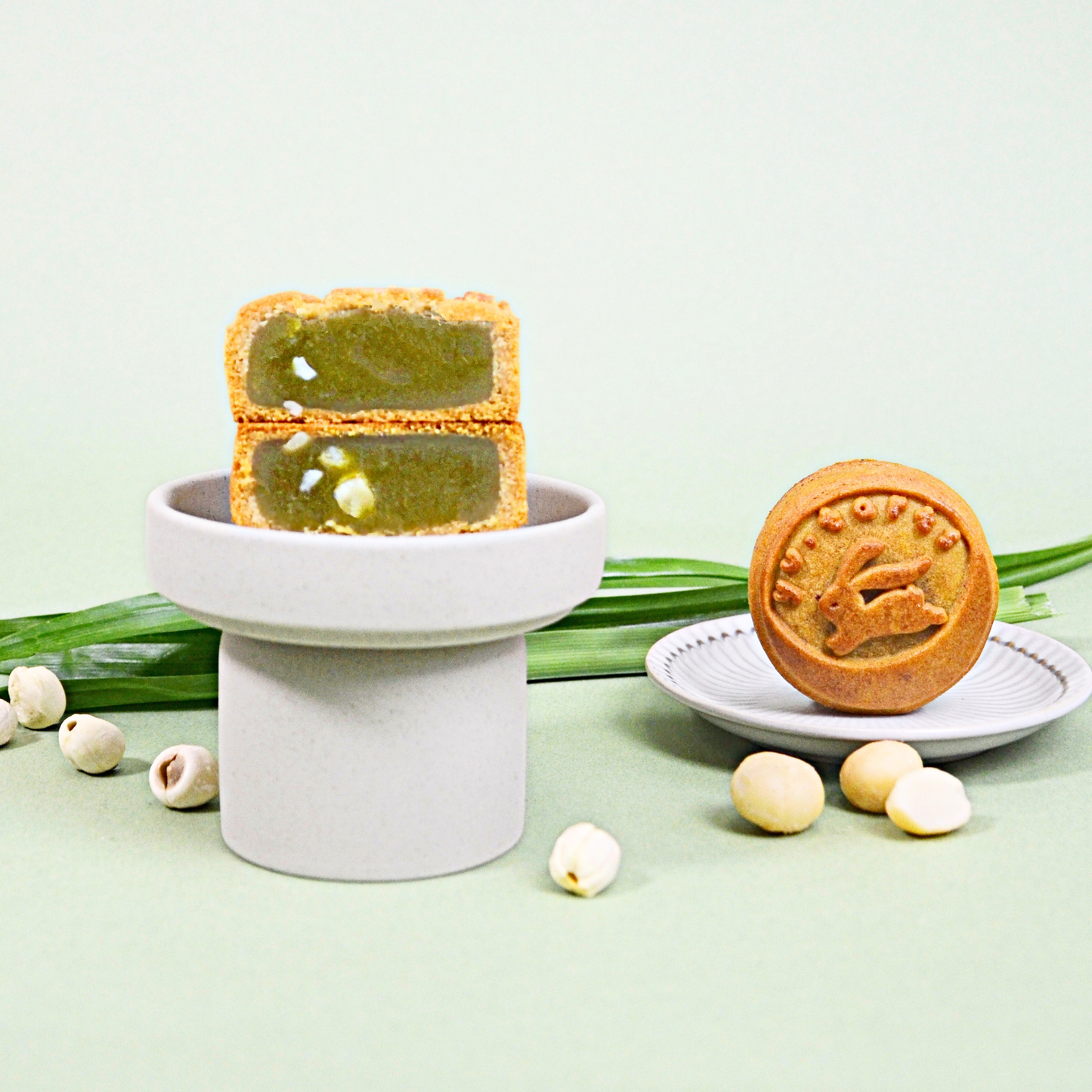 YU Signature Baked Mooncake 減糖烘皮月饼(2pcs Set)