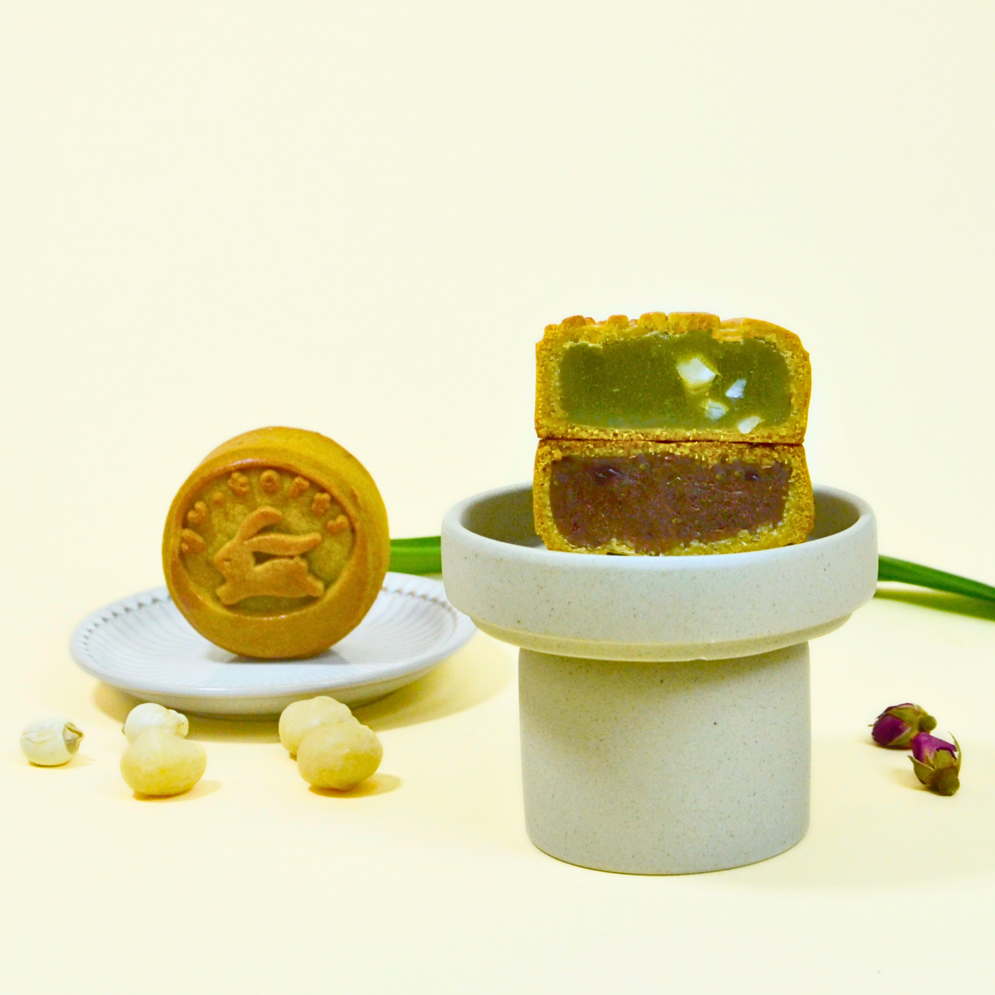 YU Signature Baked Mooncake 減糖烘皮月饼(2pcs Set)