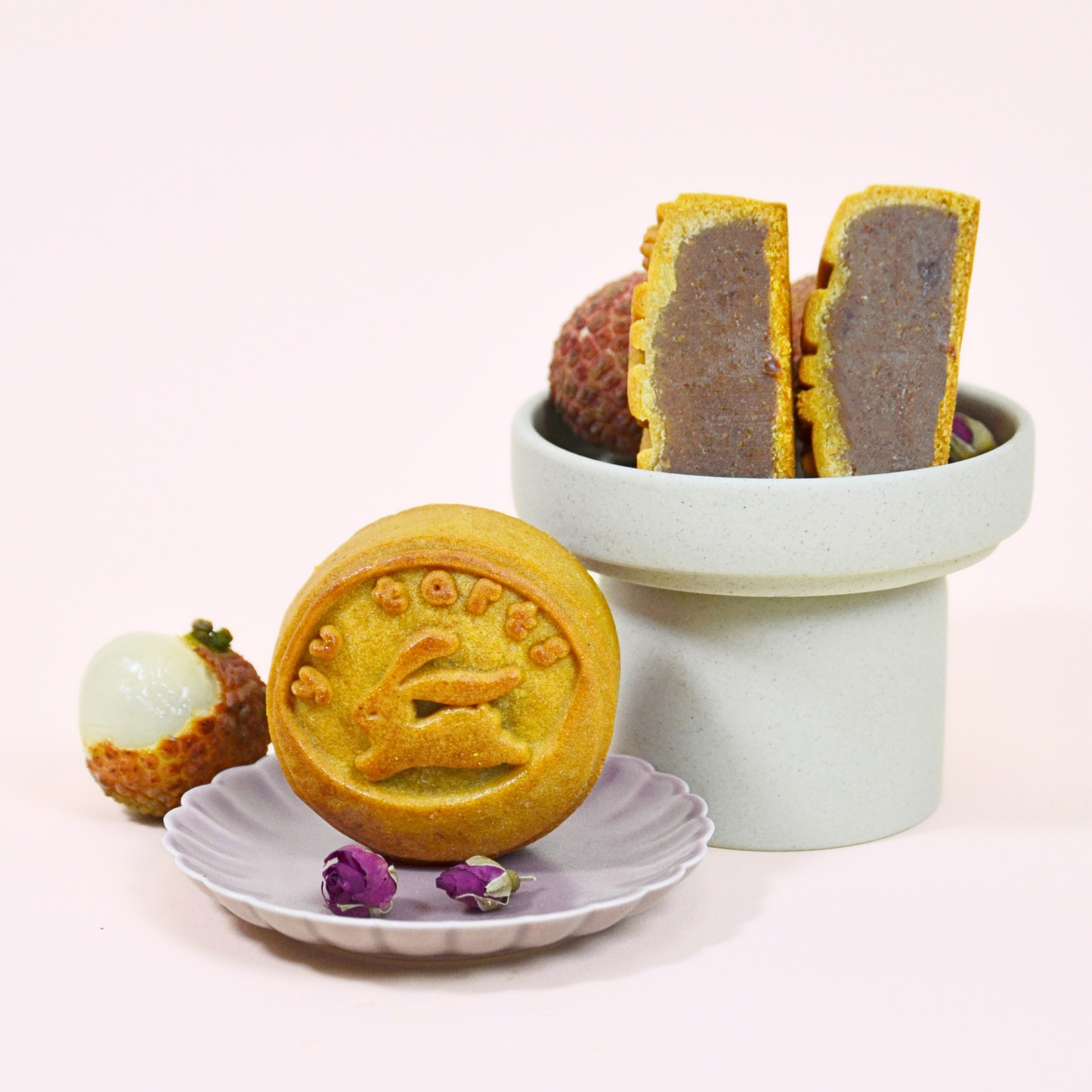 YU Signature Baked Mooncake 減糖烘皮月饼(2pcs Set)