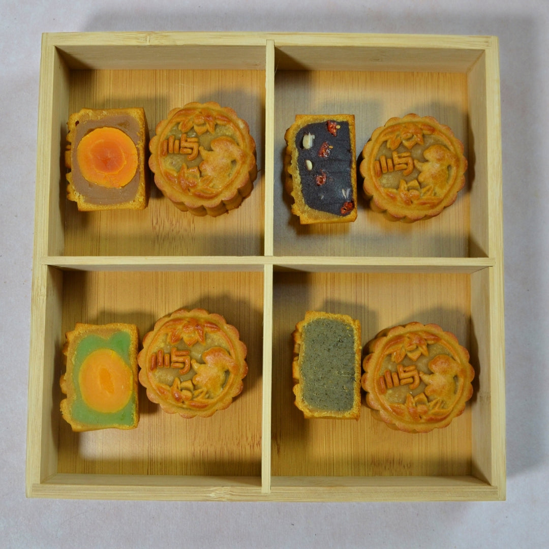 Low Sugar Baked Mooncake 減糖烘皮月饼(4pcs)