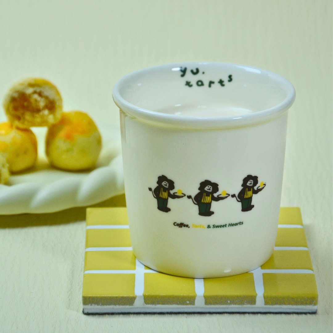 YU Tarts - Pineapple Tart + Coffee Cup Set 黃梨挞咖啡杯组 送屿你