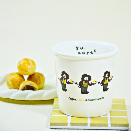 YU Tarts - Pineapple Tart + Coffee Cup Set 黃梨挞咖啡杯组 送屿你