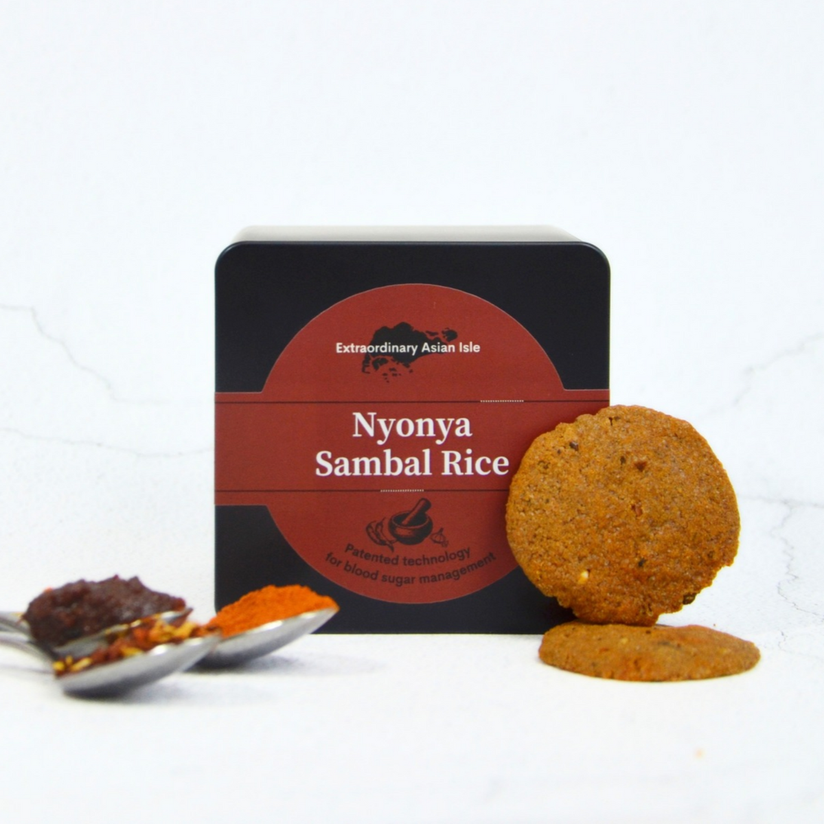 Nyonya Sambal Rice Cookies 娘惹叁巴脆饼