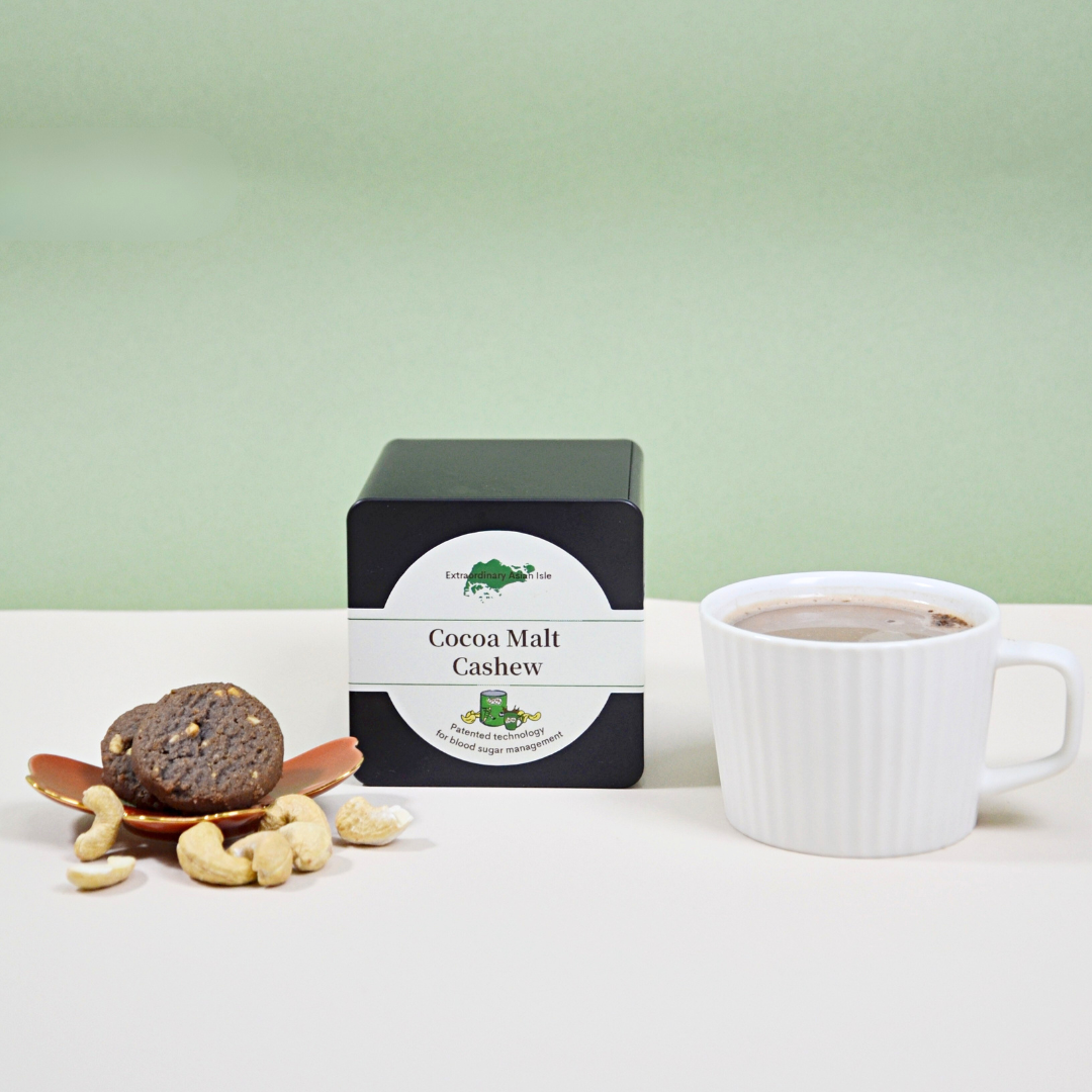 Cocoa Malt Cashew Cookies 美禄腰果曲奇